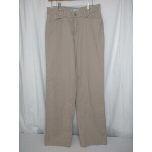 LEE Relaxed Fit Size 10 Medium Straight Leg Tan Khaki casual dress work pants